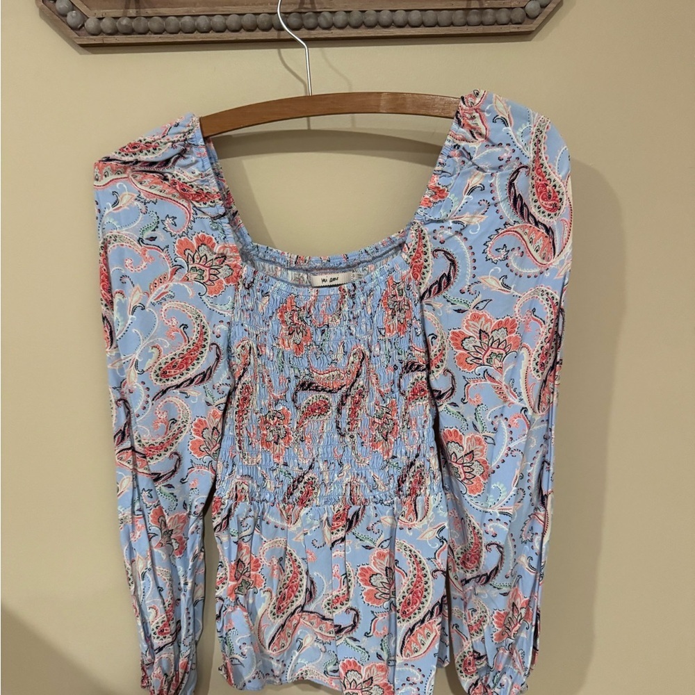 Women’s Paisley Print Top-small